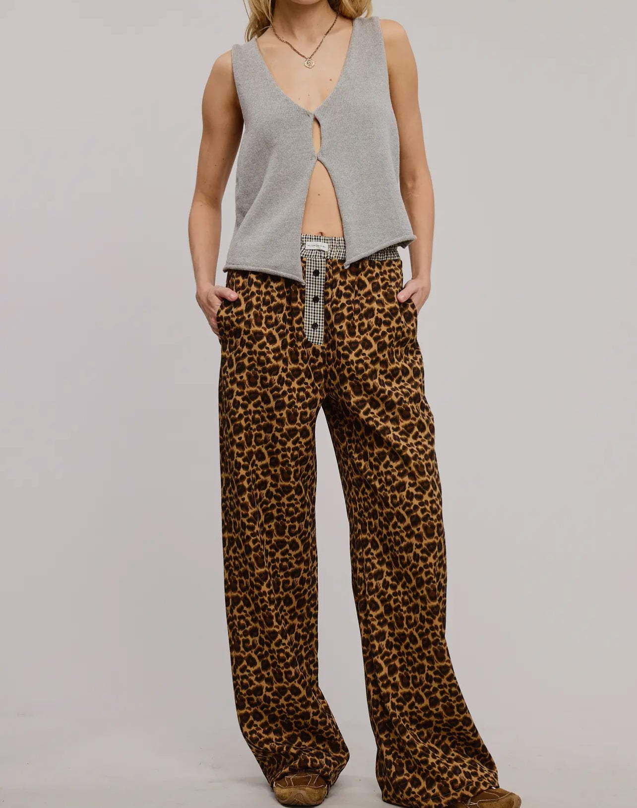 Mallory Leopard Pant