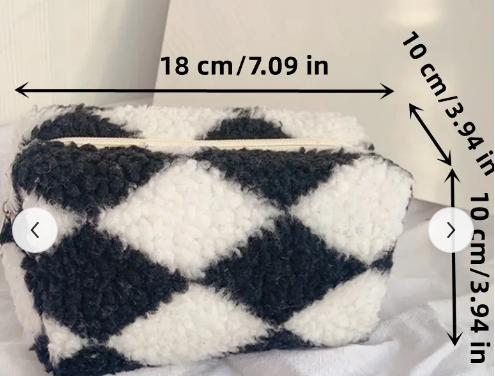 Geometric Cosmetic Bag