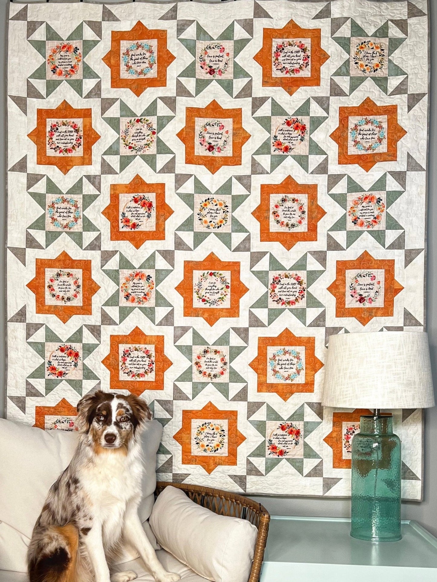 Fussy Frames Quilt Pattern - Paper Print Version
