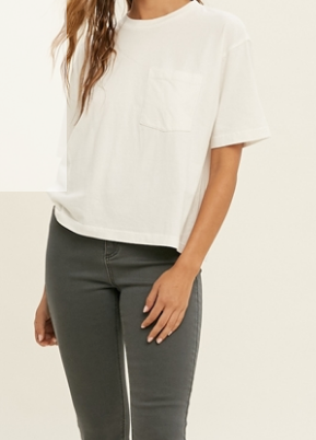 Cara Relaxed Crop T-Shirt