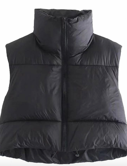 Gwen Crop Puffer Vest